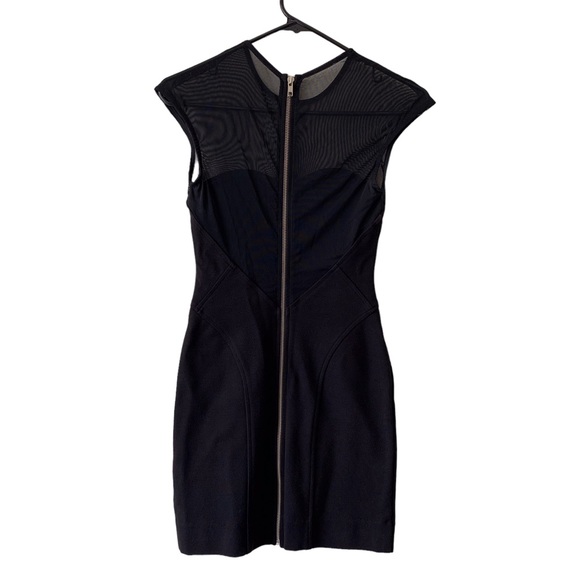 BEBE KARDASHIANS BLACK BODY-CON MINI DRESS - Picture 3 of 16